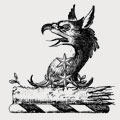 Moss family crest, coat of arms