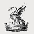 Acock family crest, coat of arms