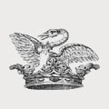 Townsend family crest, coat of arms