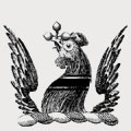 Moreton family crest, coat of arms