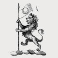 Muschamp family crest, coat of arms