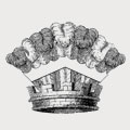 Phipson-Wybrants family crest, coat of arms