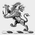 Denshire family crest, coat of arms