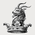 Bagot family crest, coat of arms