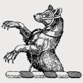 Milles family crest, coat of arms