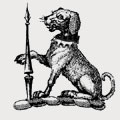 Egginton family crest, coat of arms