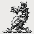 Rudinge family crest, coat of arms