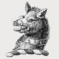 Nottidge family crest, coat of arms