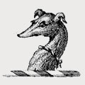 Moreton family crest, coat of arms