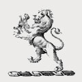 Milles family crest, coat of arms