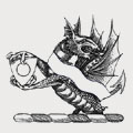 Morshead family crest, coat of arms