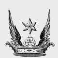 D'oyly family crest, coat of arms