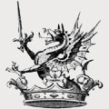 Eyton family crest, coat of arms