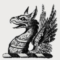 Kenyon family crest, coat of arms