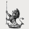 Spearman family crest, coat of arms