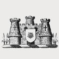 Hill family crest, coat of arms