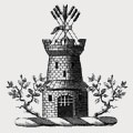 Thwaites family crest, coat of arms