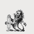 Sawbridge family crest, coat of arms