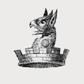 Mosse family crest, coat of arms