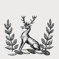 Clutterbuck family crest, coat of arms