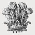 Copley family crest, coat of arms