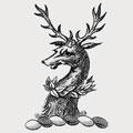 Hickes family crest, coat of arms