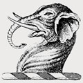 Throckmorton family crest, coat of arms