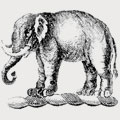 Oliphant family crest, coat of arms