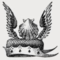 Hanbury family crest, coat of arms