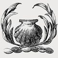Lowdham family crest, coat of arms