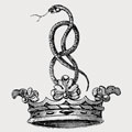 Lagenham family crest, coat of arms