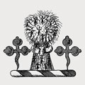 Milnes family crest, coat of arms