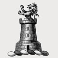 Hyatt family crest, coat of arms