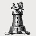 Blakeney-Lyon-Stewart family crest, coat of arms