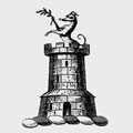 Borradaile-Jones family crest, coat of arms