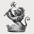 Tracy family crest, coat of arms