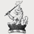 Hanbury family crest, coat of arms