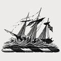 Brown family crest, coat of arms