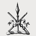D'arey family crest, coat of arms
