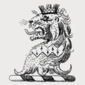 De Ramsey family crest, coat of arms