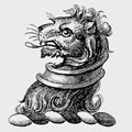 Hunt family crest, coat of arms