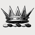 La Cloche family crest, coat of arms