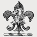 Beckett family crest, coat of arms