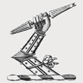 Kinge family crest, coat of arms