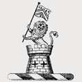 Moore family crest, coat of arms