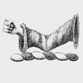 Gawden family crest, coat of arms