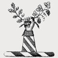 Darwin family crest, coat of arms