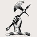 Symonds family crest, coat of arms