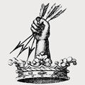 Hassell family crest, coat of arms