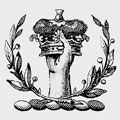 Varnham family crest, coat of arms